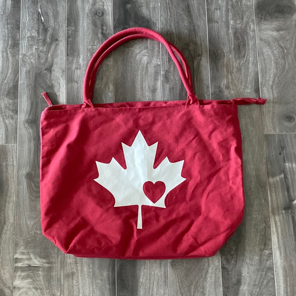 Canada Tote Bag with Zipper
